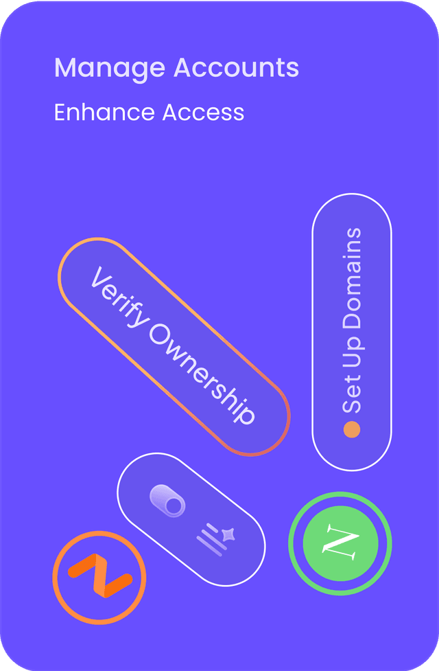 Manage account 